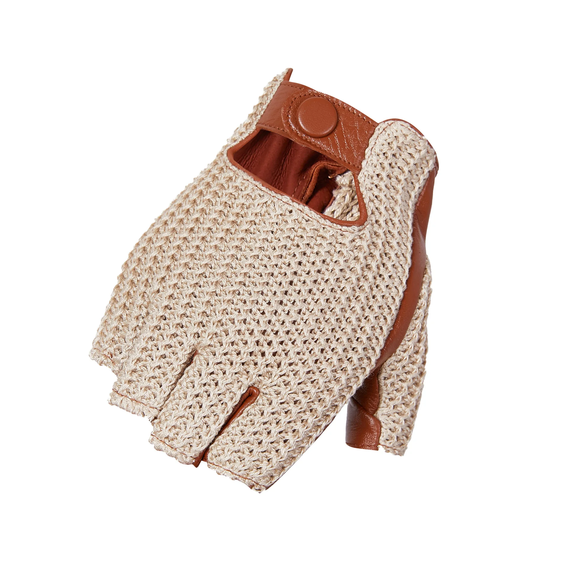 ถุงมือสั้นสำหรับผู้ชาย หนังแท้ - Leather Driving Glove บทวิจารณ์และราคา