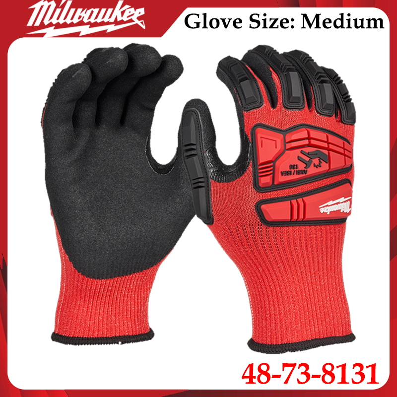 ถุงมือทำงาน Milwaukee 48-73-81 - Motorcycle Glove Knuckle บทวิจารณ์และราคา